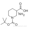 ACIDE (S) -3-AMINO-1- (TERT-BUTOXYCARBONYL) PIPÉRIDINE-3-CARBOXYLIQUE CAS 862372-92-7